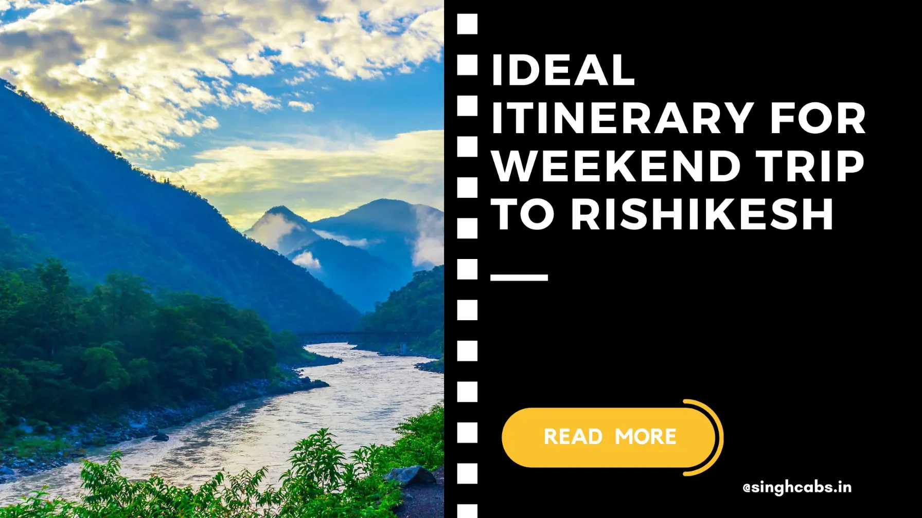 ideal itinerary for weekend Trip to Rishikesh